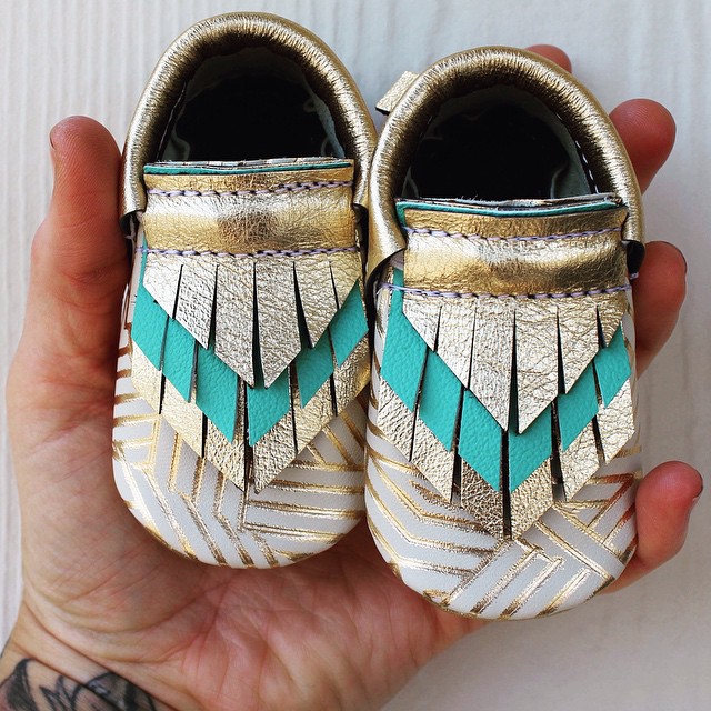 Hudsonsapparel baby Moccasins - cupcakesandwildponies