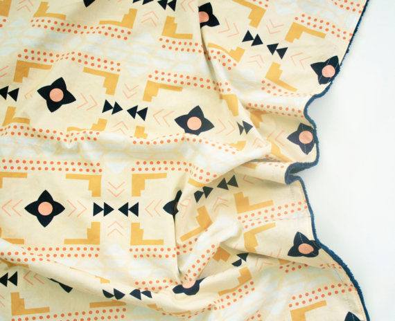 Tribal baby blanket from FoxHillBaby - cupcakesandwildponies