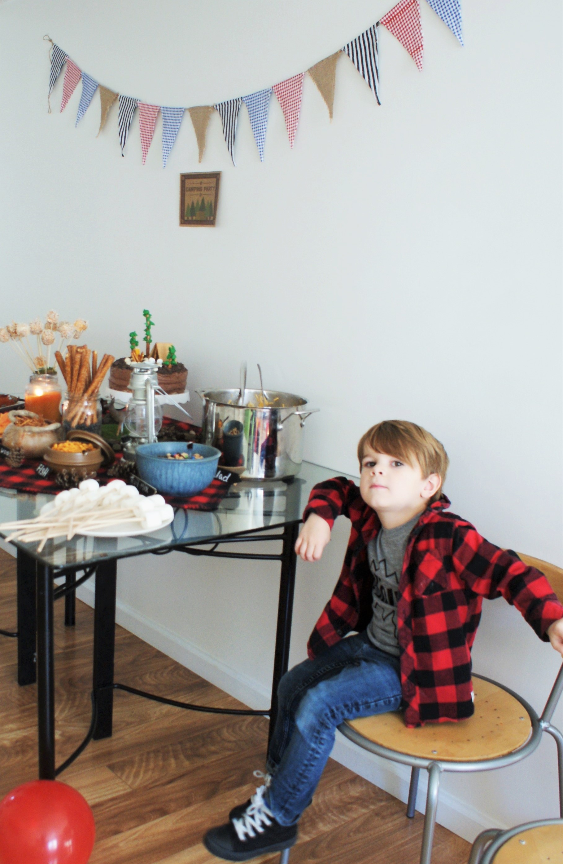 4th #camping #birthdayparty theme - cupcakesandwildponies blog