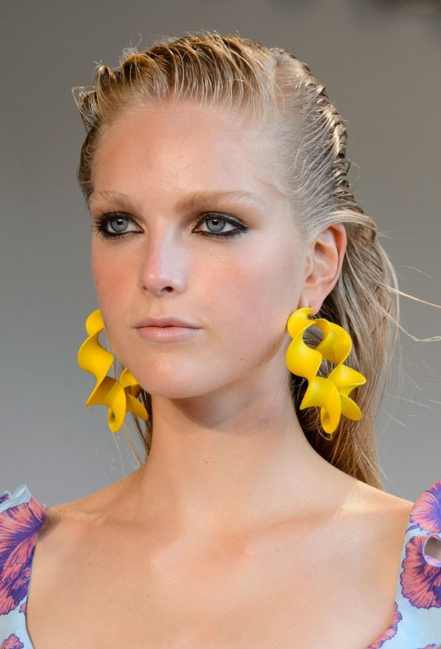 SS17 Structural Statement Earrings #fashionweek #Spring