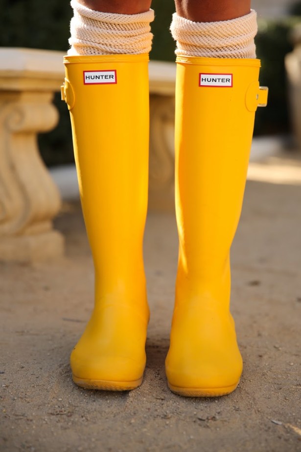 #Yellow #hunterboots #rainboots #colorinspiration