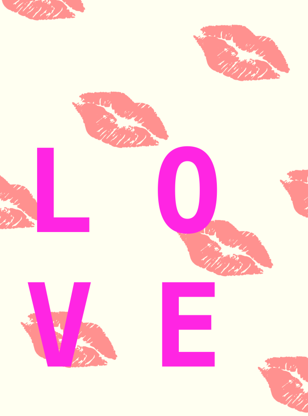 love lips Love poster project #love #grlpwr #galentine #spreadlove