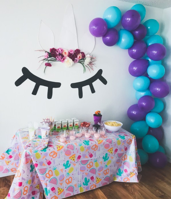 Kid's Birthday Party #kidsparty #partyplanning #momlife #unicorn