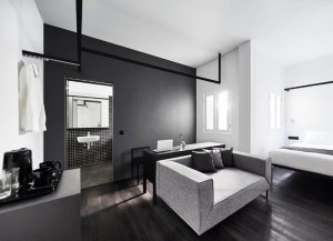 modern black and white interior design luxury hotel #interiordesign #modern #blackandwhite #photography #cleanlines #minimalism