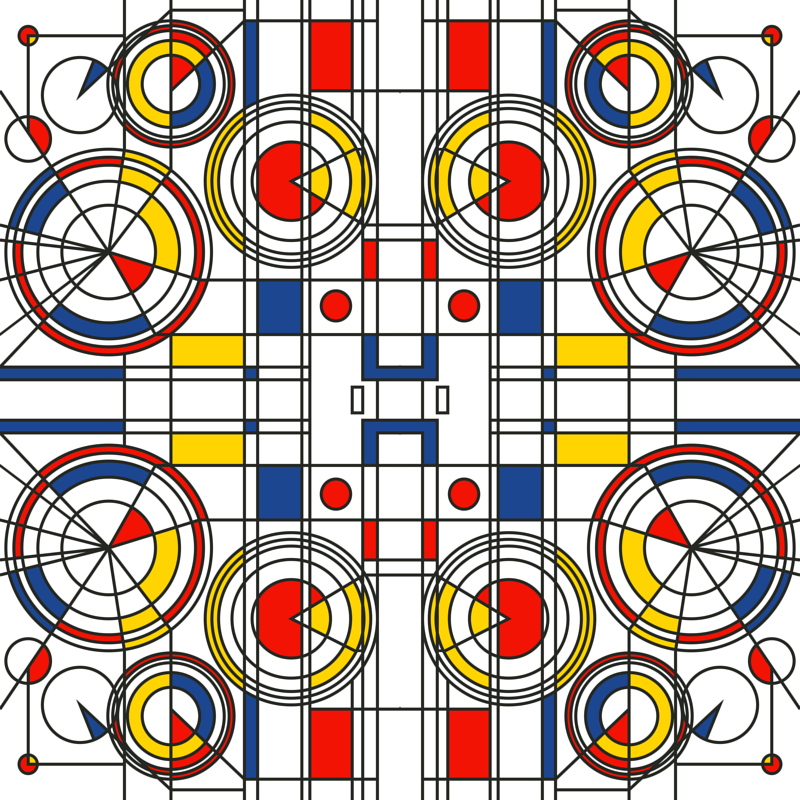 Bauhaus original pattern design